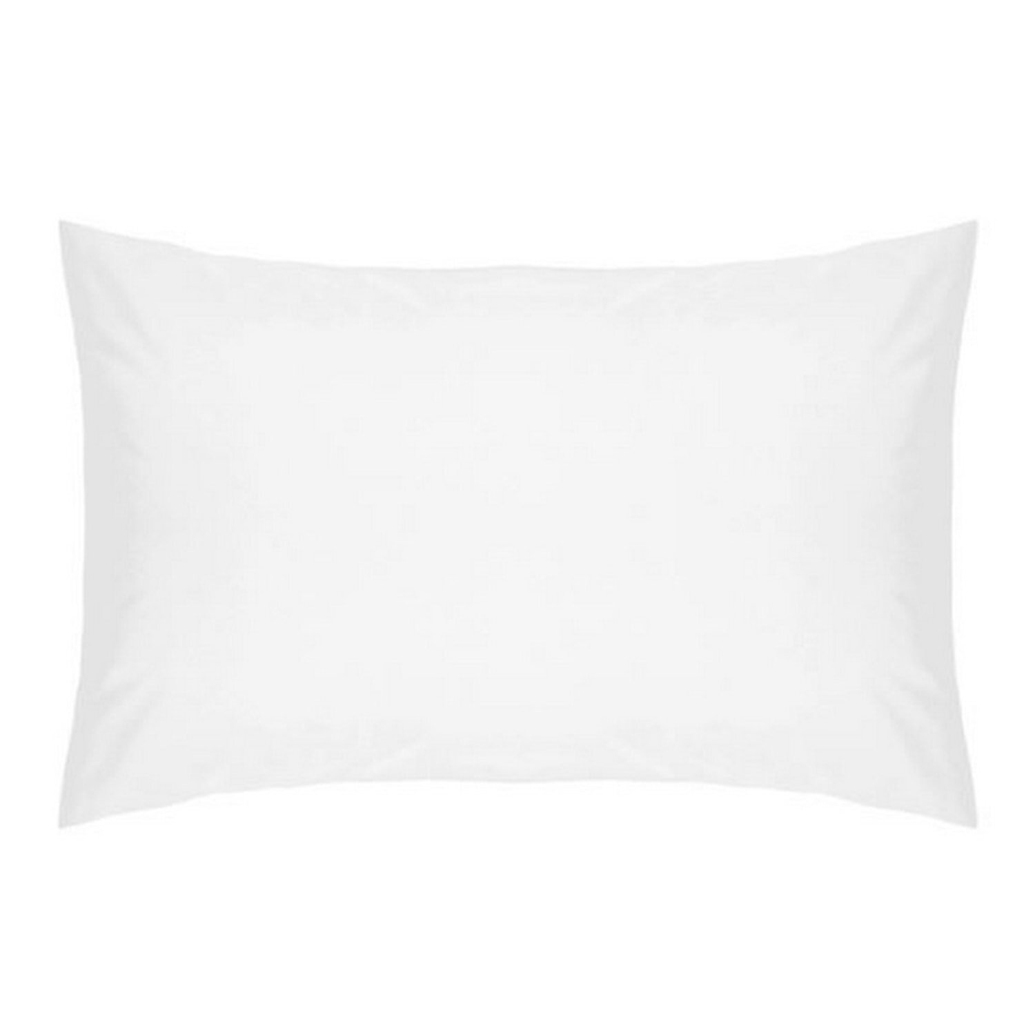 Belledorm Cotton Percale Housewife Pillowcase Pair - White