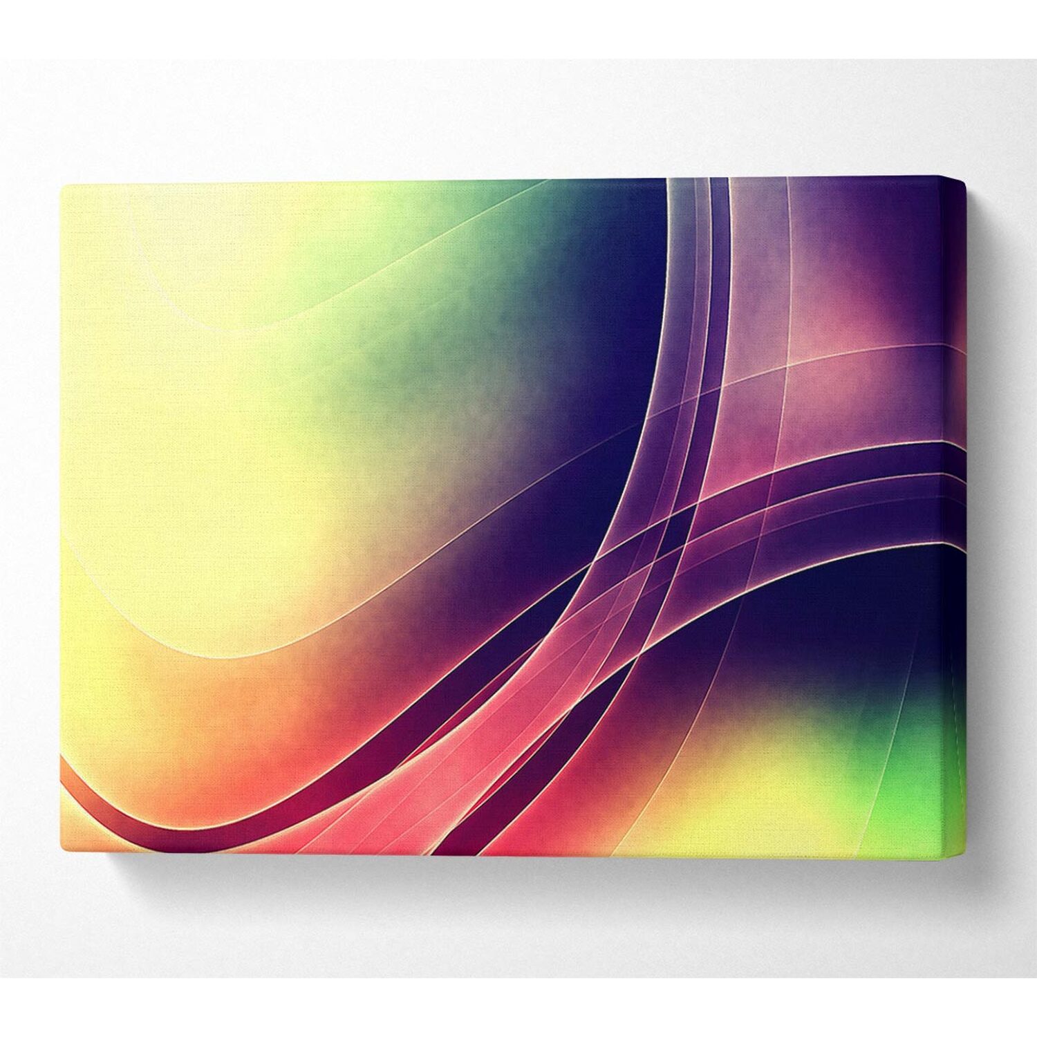 Wallart-Direct - Get Ready Canvas Print Wall Art - Yellow / 101.6cm thumbnail