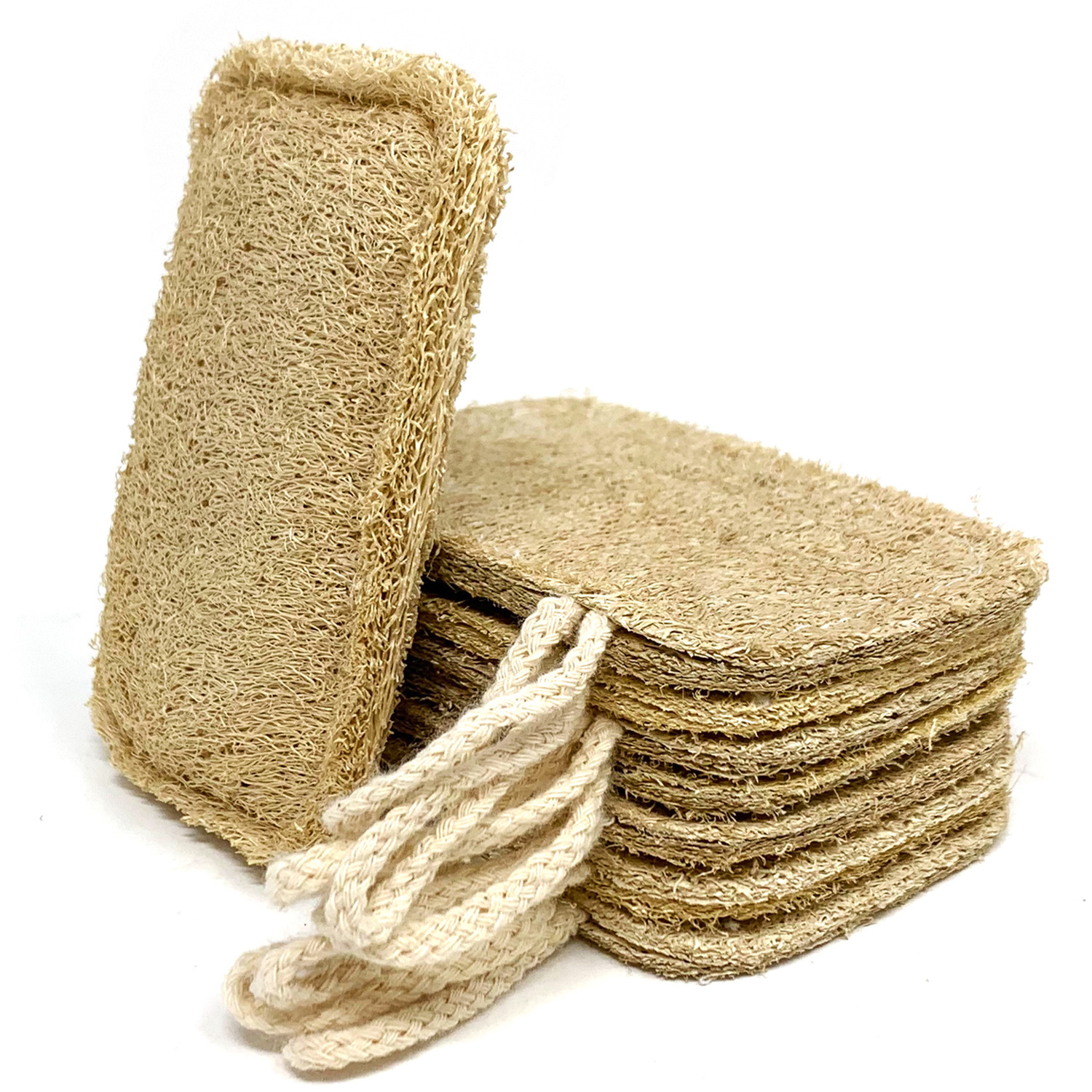 Natural Dishwasher Eco Sponge (Pack of 8)  - Natural