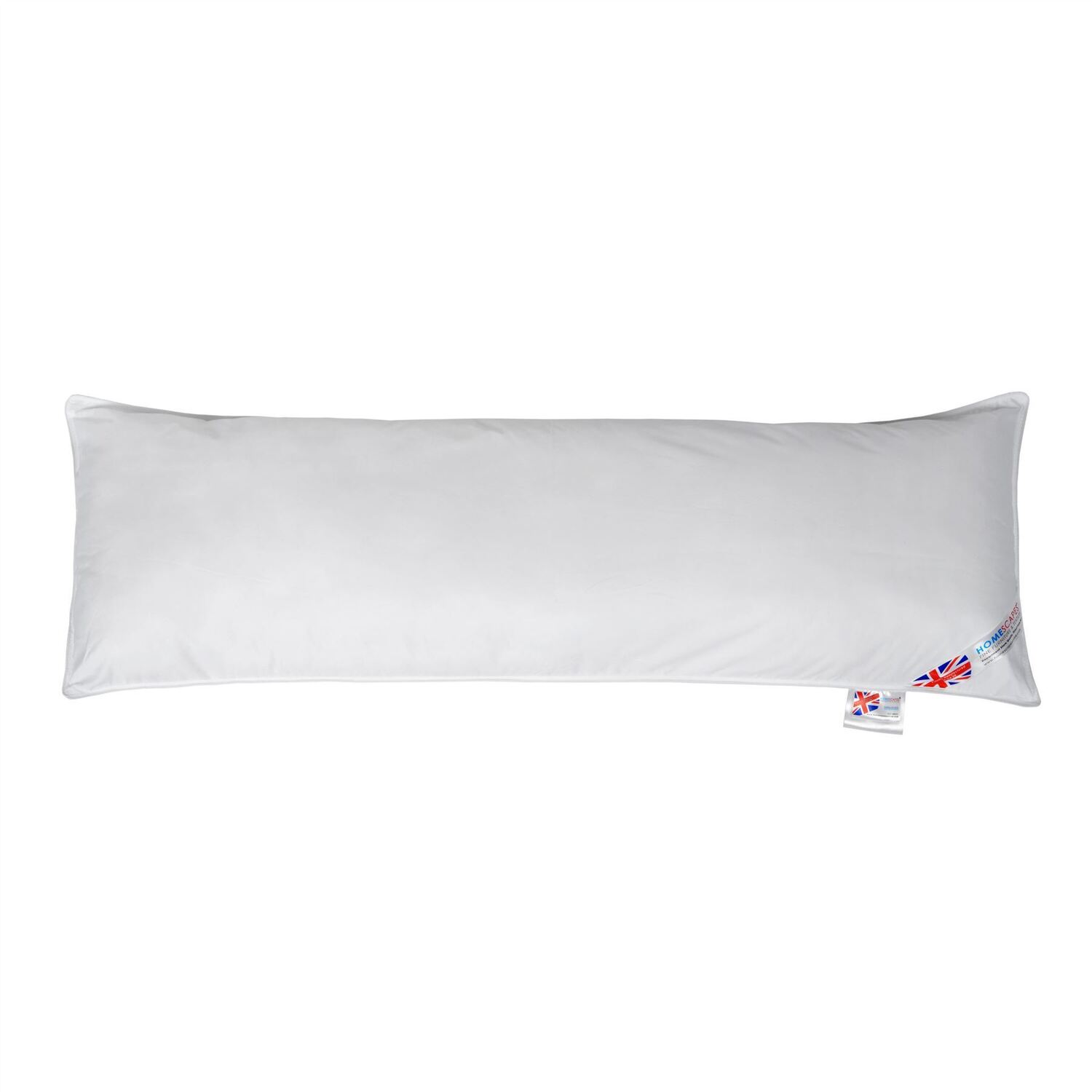 Homescapes Super Microfibre Pregnancy Support Body Pillow - White