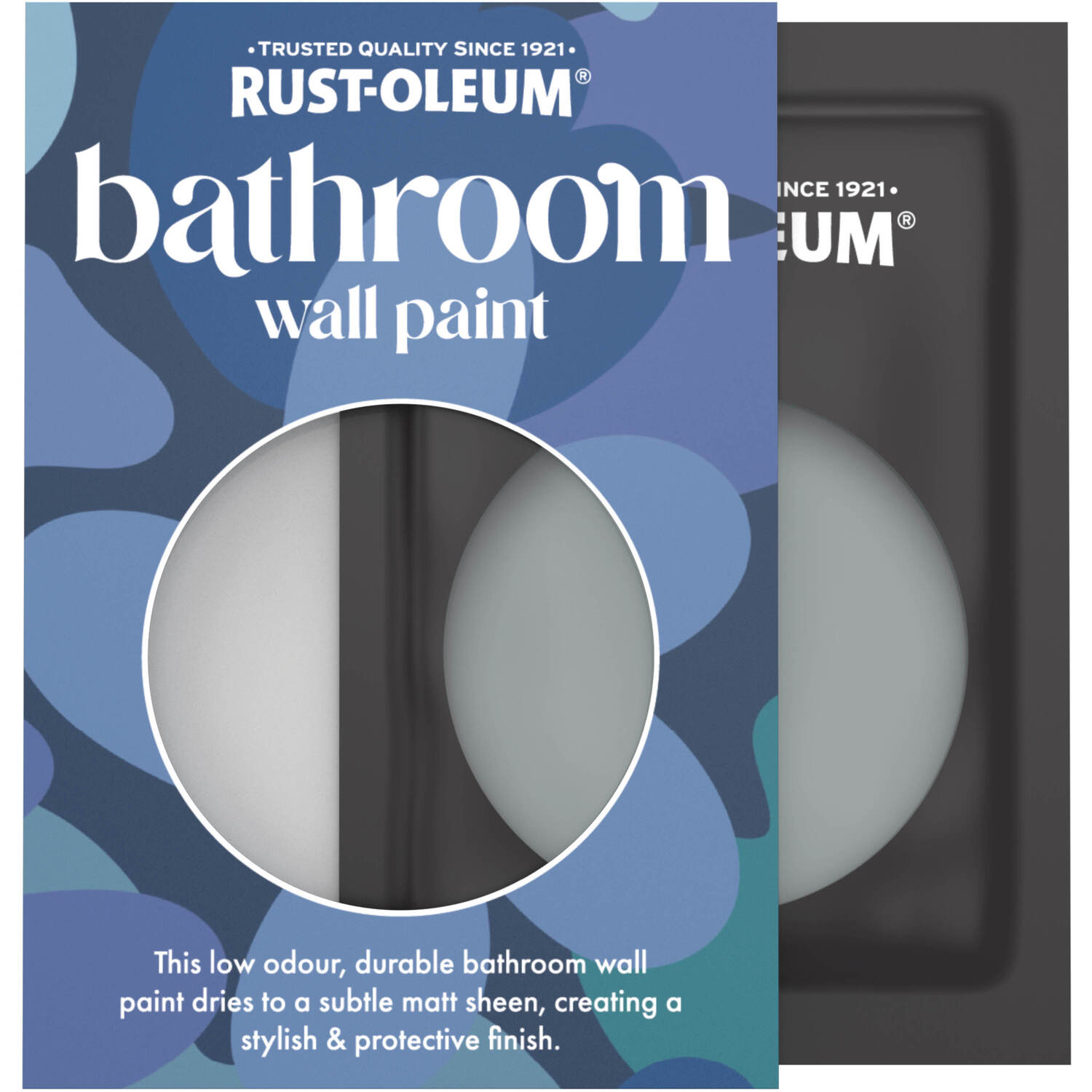 Rust-Oleum Bathroom Wall Tester Sachet - Slate 10ml - Slate