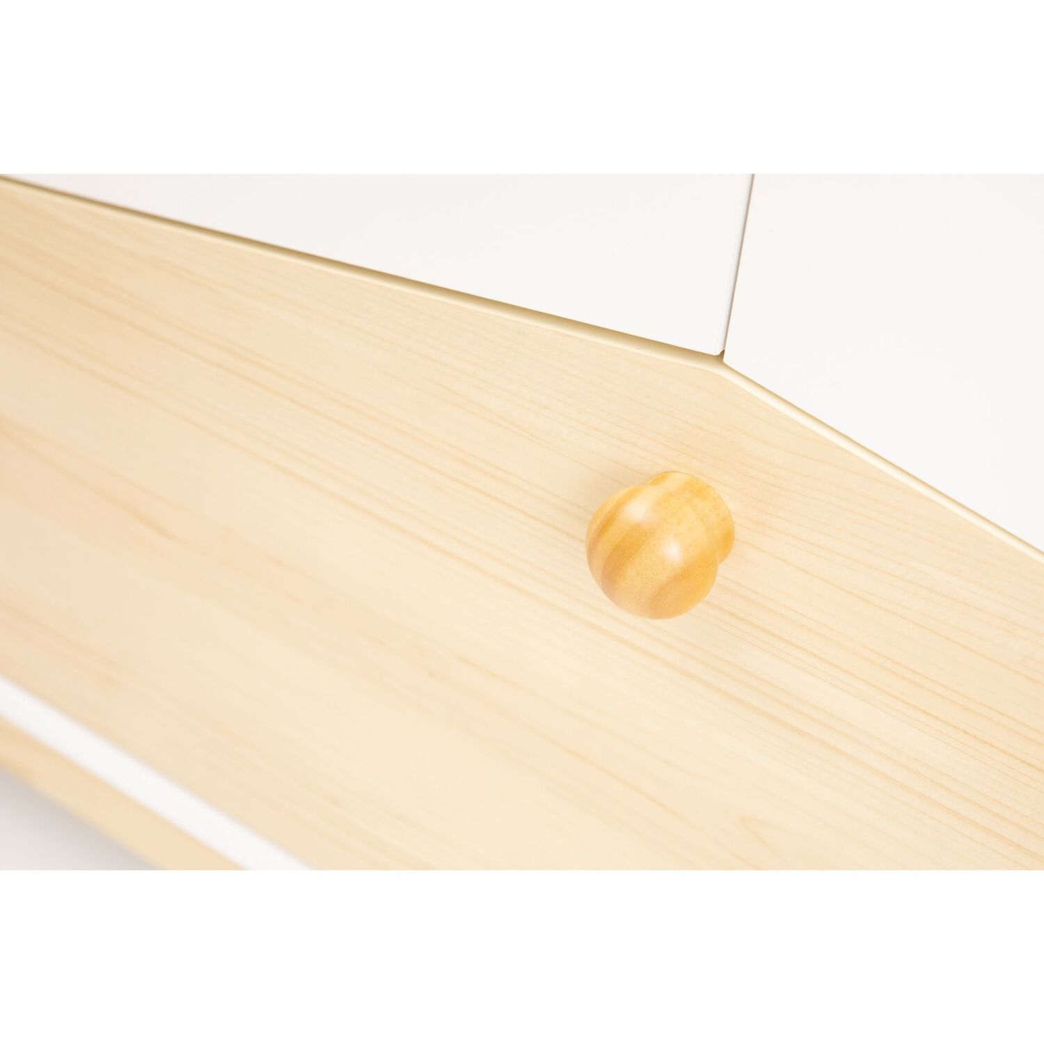 Cody 2 Drawer Bedside - White And Pine Effect