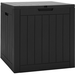 Costway 110 L Outdoor Storage Box-Black