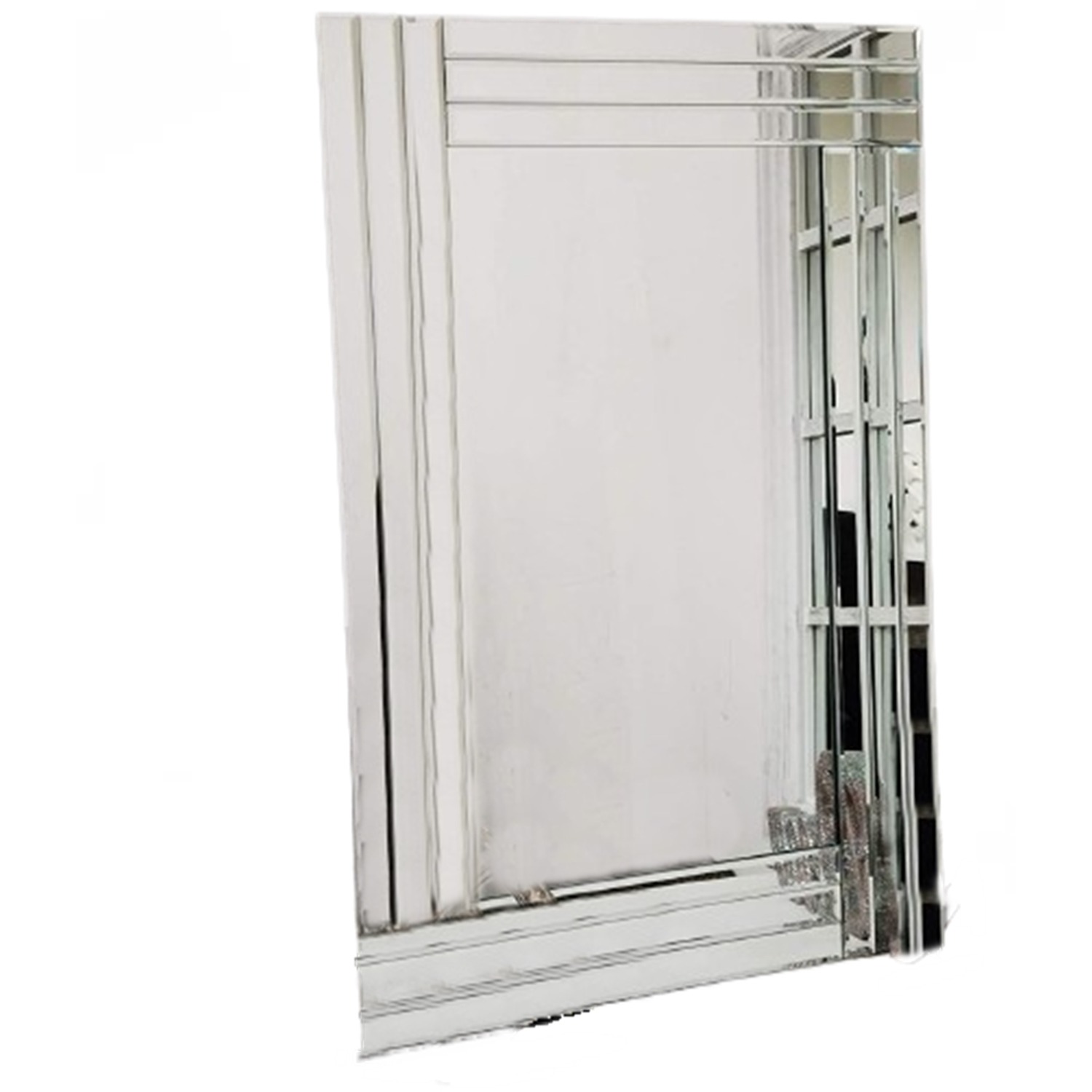 Image of Medium Length Wall Mirror Bevelled Triple&hellip;