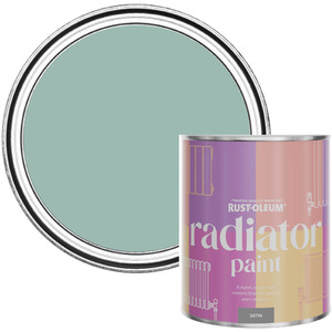 Rust-Oleum Radiator Paint in Satin Finish - Coastal Blue 750ml