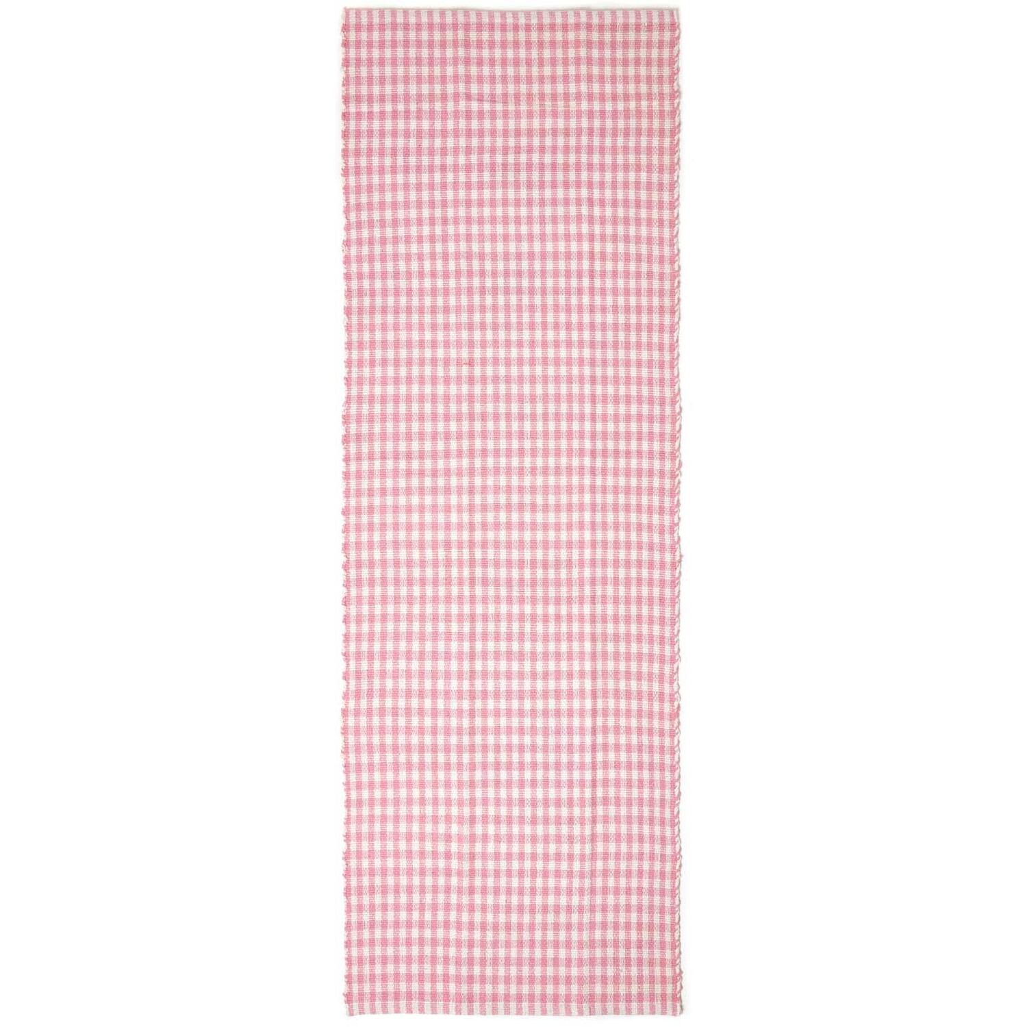 Homescapes Tovaglia Quadretti Arancione 138x138 Cm - 100% Cotone Tessuto A Mano, Lavabile A 60° - 5