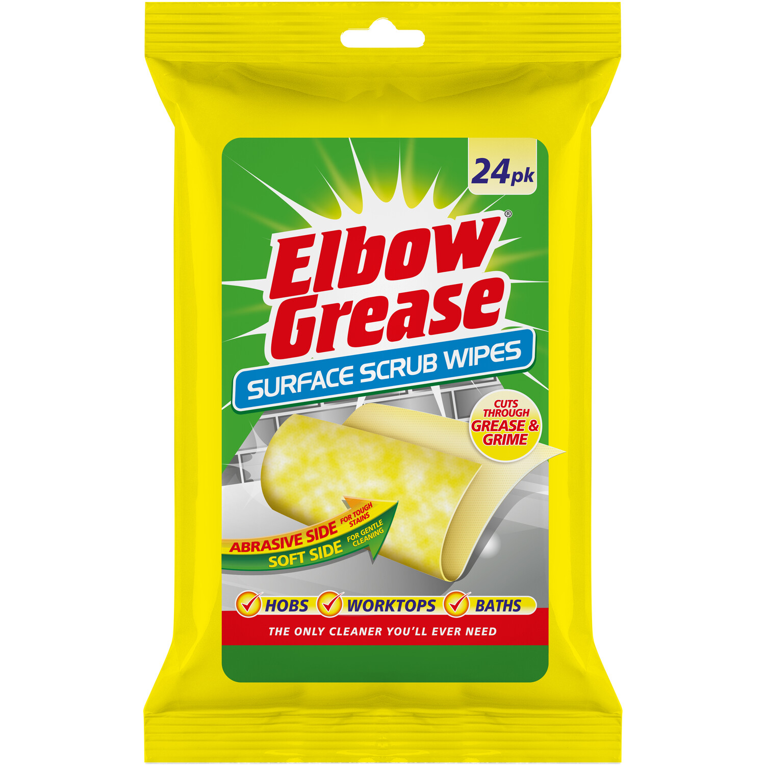 Elbow Grease Scrub Mate (Confezione Da 3) – Spugna Magica Anti-Graffio, Morbida E Flessibile
