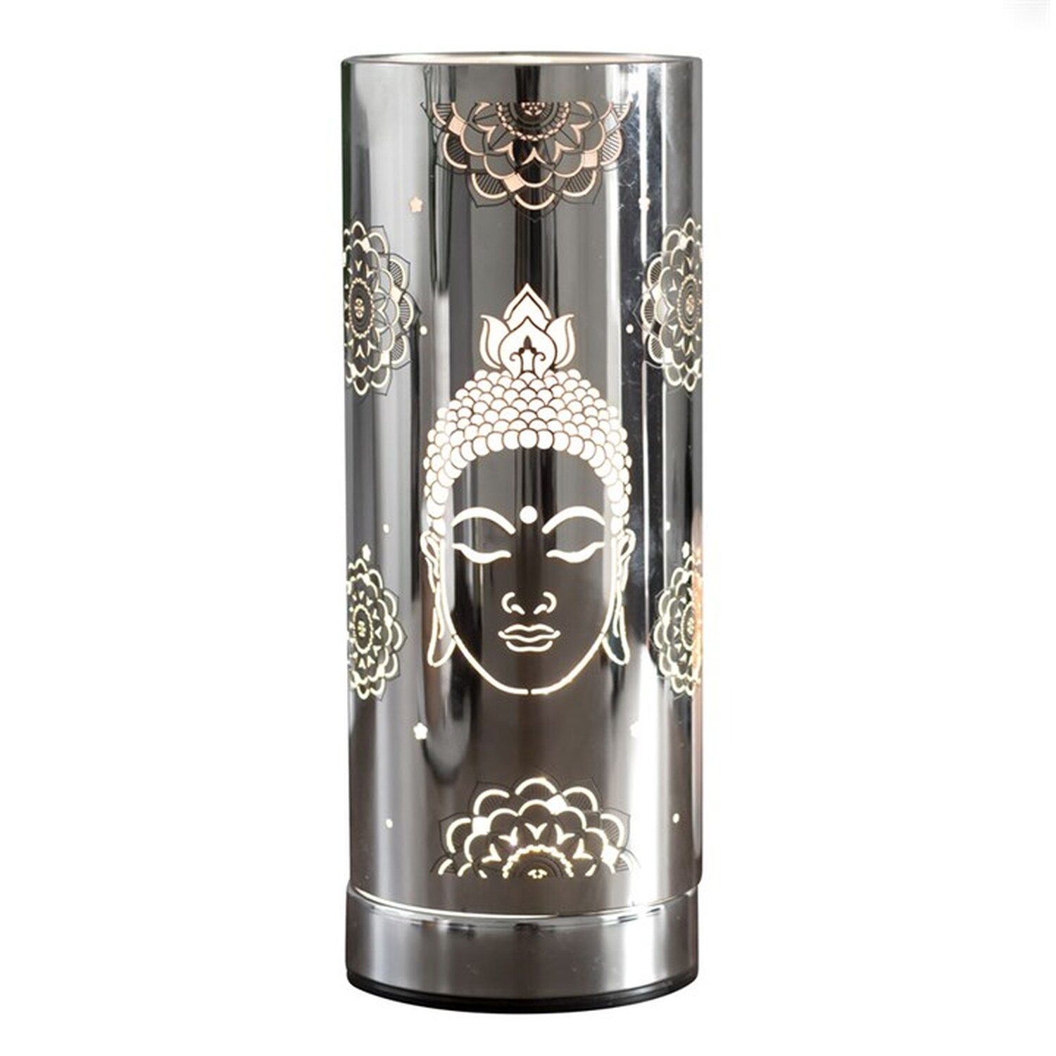 Decorative Budda Mandala Patterns Electric Aroma Lamp - Grey