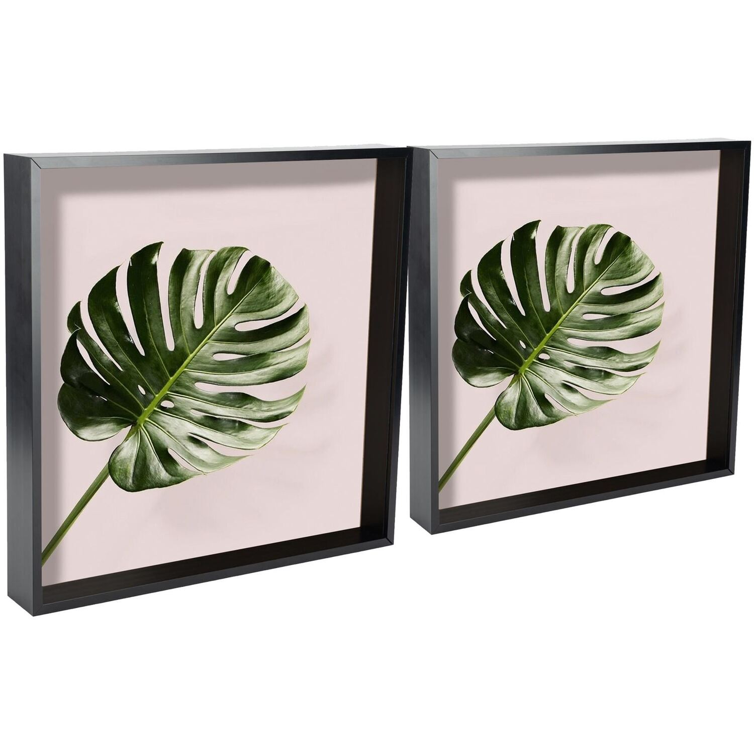 3D Deep Box Photo Frames - 16 x 16" - Pack of 5 - Black