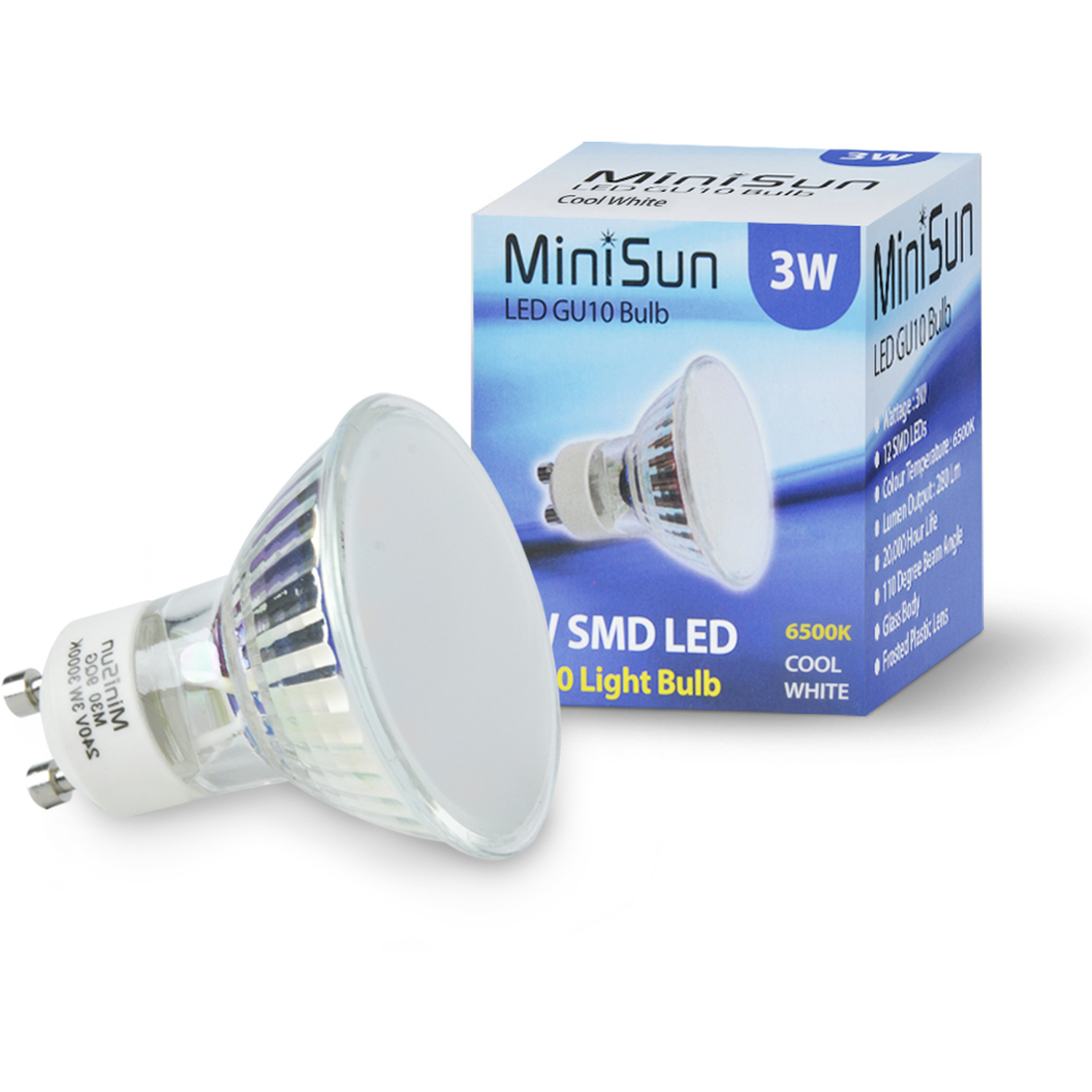 Image of 20 Pack GU10 Glass Bodied LED&hellip;