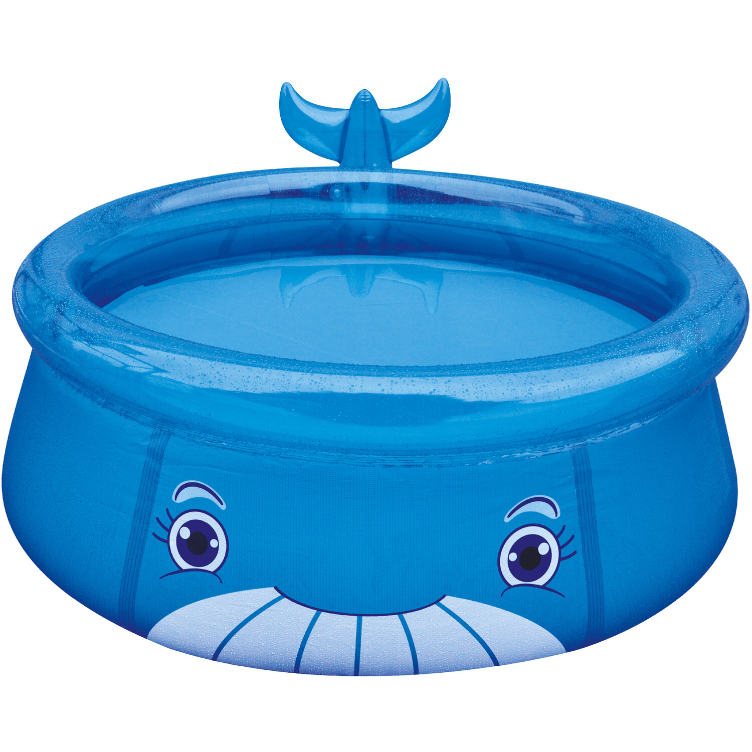Whale 3d Spray Pool - Blue