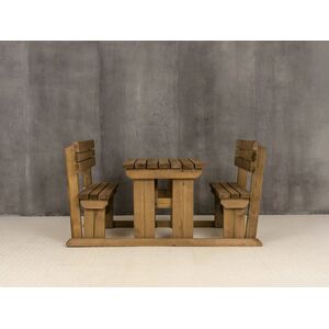 Alders Wooden Picnic Bench and Table Set