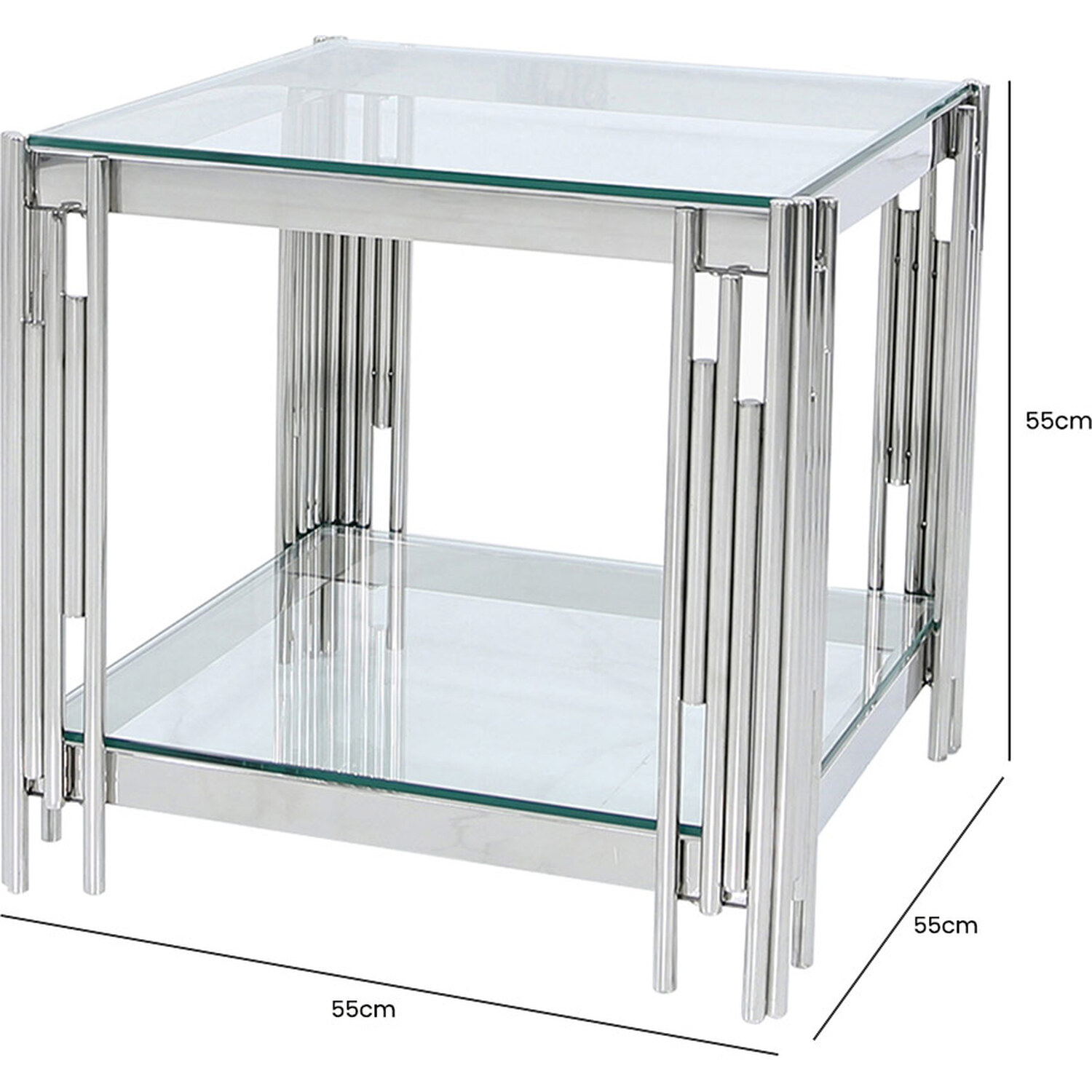 Sofa Side Table For Living Room - Shinny