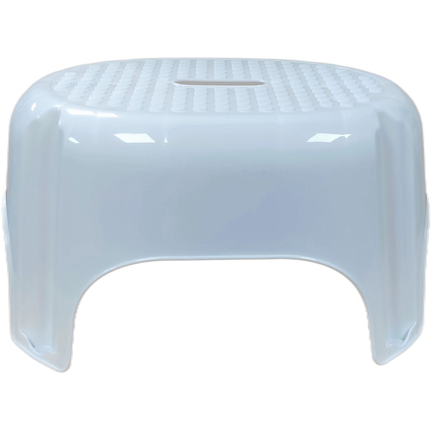 Large White Step Stool Anti Slip Single Household Step Stool Seat