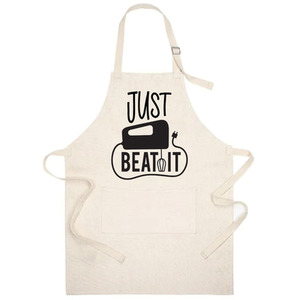 Just Beat It Linen Adults Apron