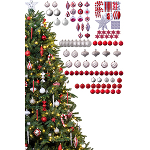The Frosted Berry Full Heavy Coverage Bauble Set