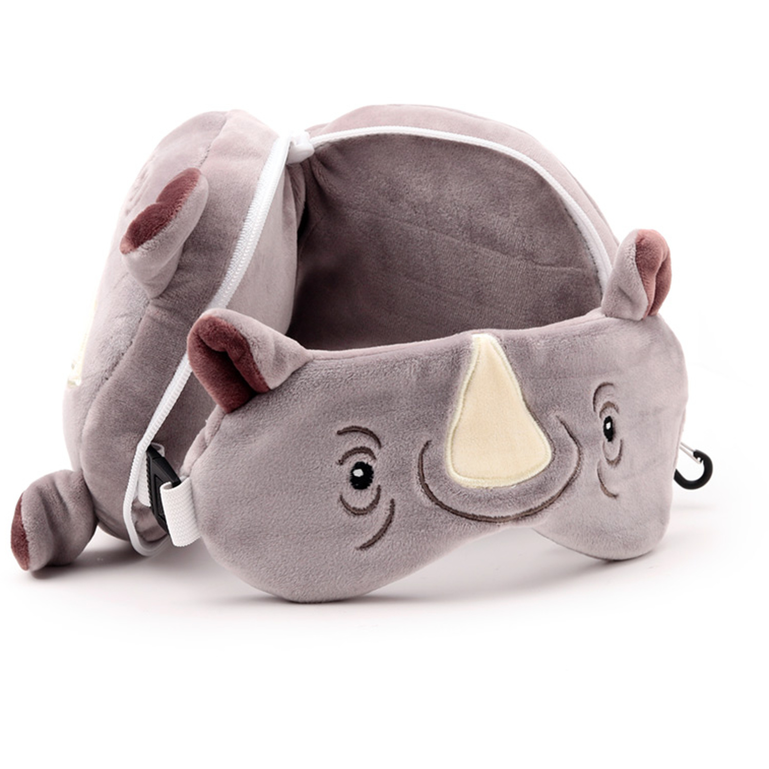 Veille sur toi - 2-in-1 Travel Pillow Mask - Octopus - Relaxeazzz Veille sur toi - 2-in-1 Travel Pillow Mask - Octopus - Relaxeazzz