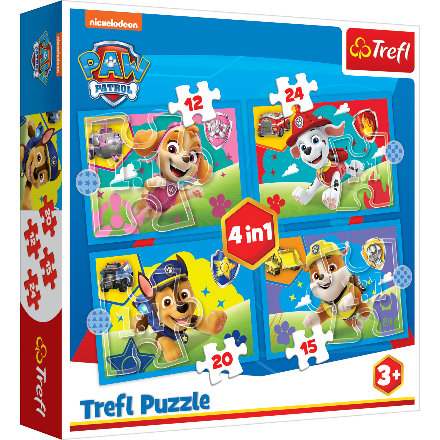 Trefl 4 in 1 Paw Patrol Puzzle
