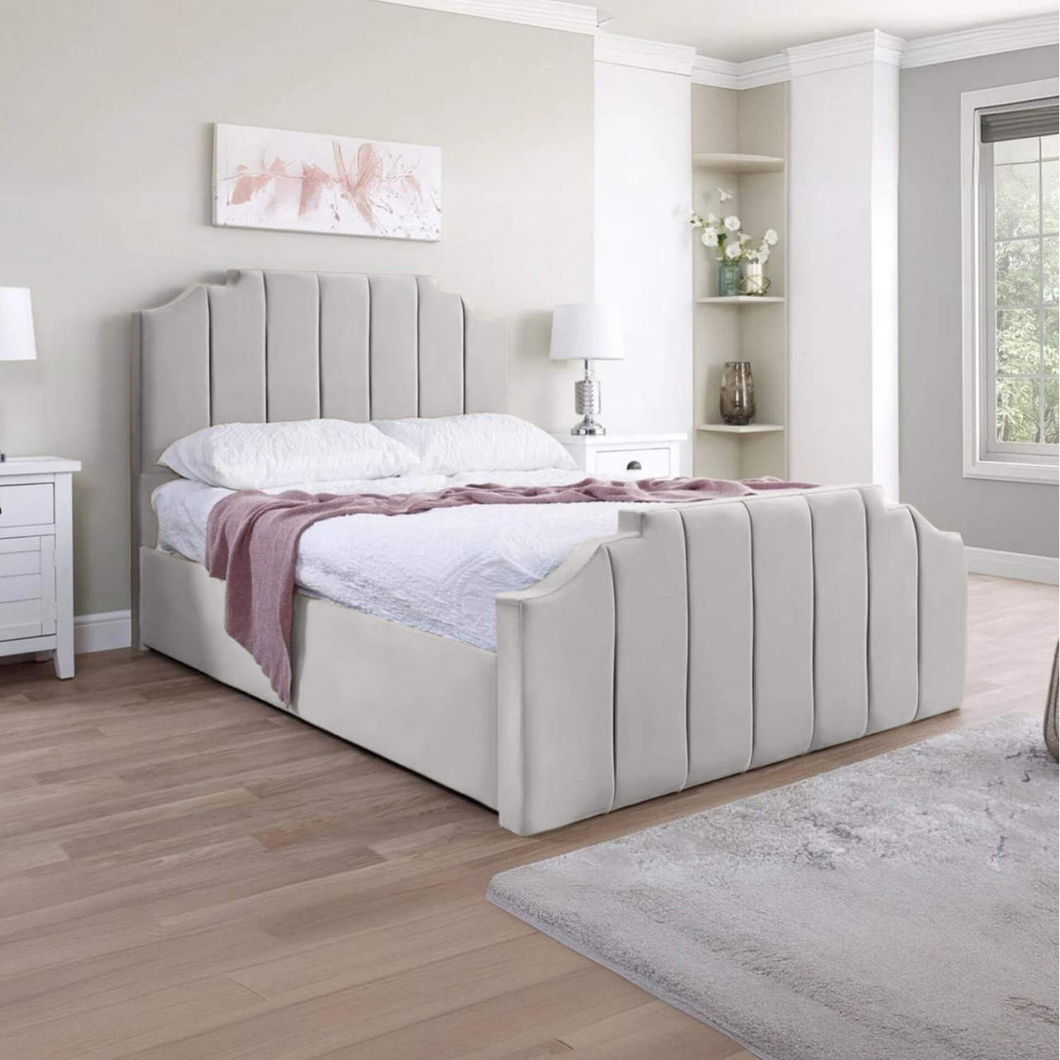 Tower Bed Frame - Silver Double