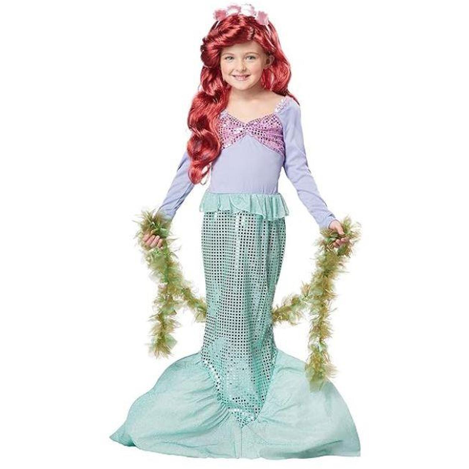 California Costume Little Mermaid Costume 8-10 Years - Green