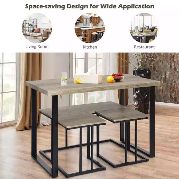 Space Saving Dining Set for 4