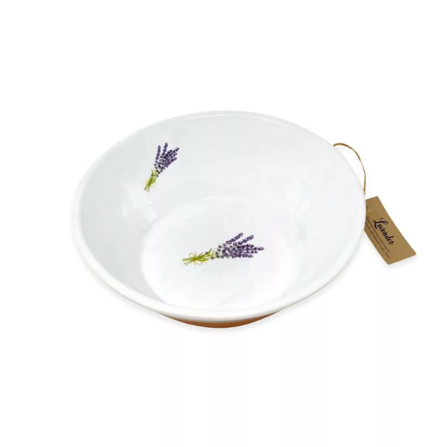Image of Lavender Hand Dipped Ceramic Salad Bowl&hellip;