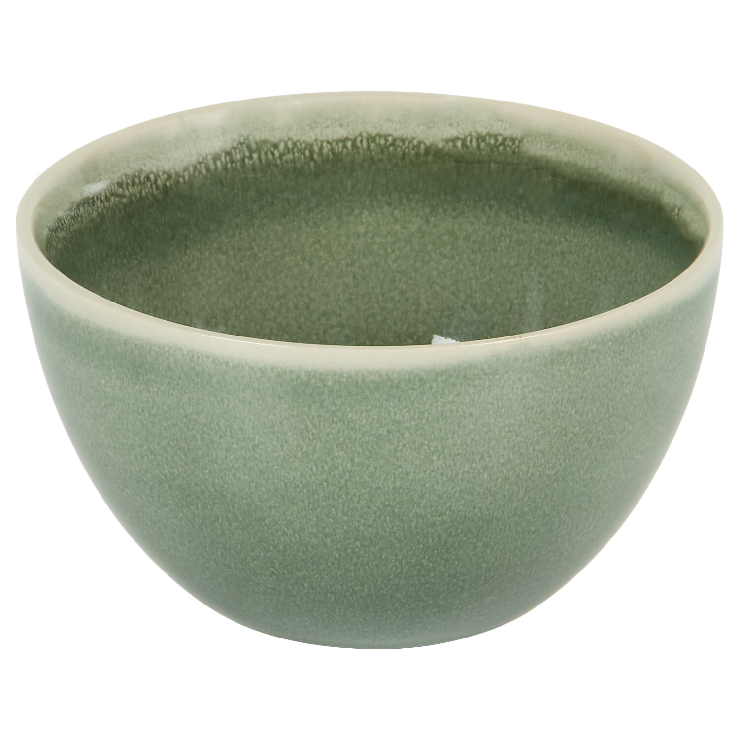 Juniper Reactive Glaze Green Bowl - Green