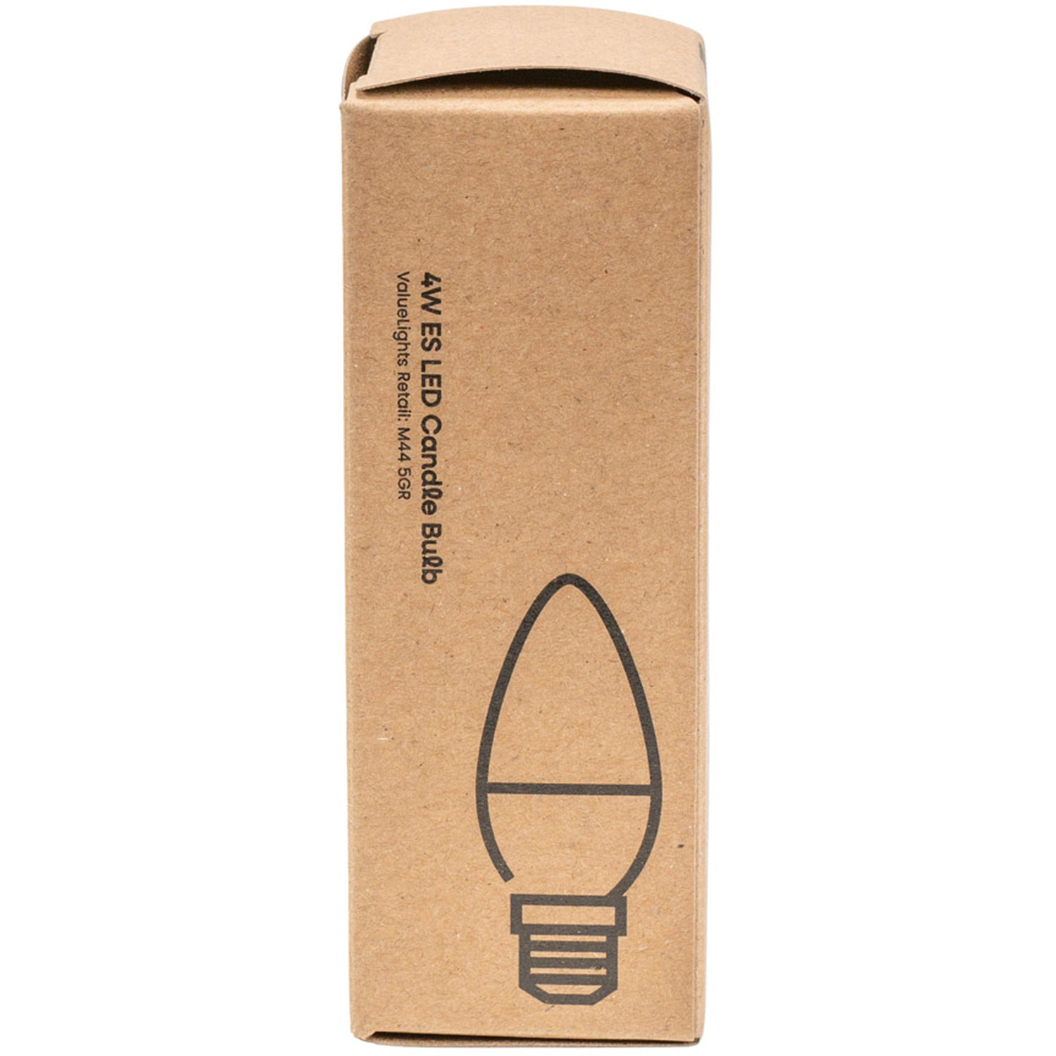 6 Pack E27 White Thermal Plastic Candle LED 4W Cool White 6500K 400lm ...