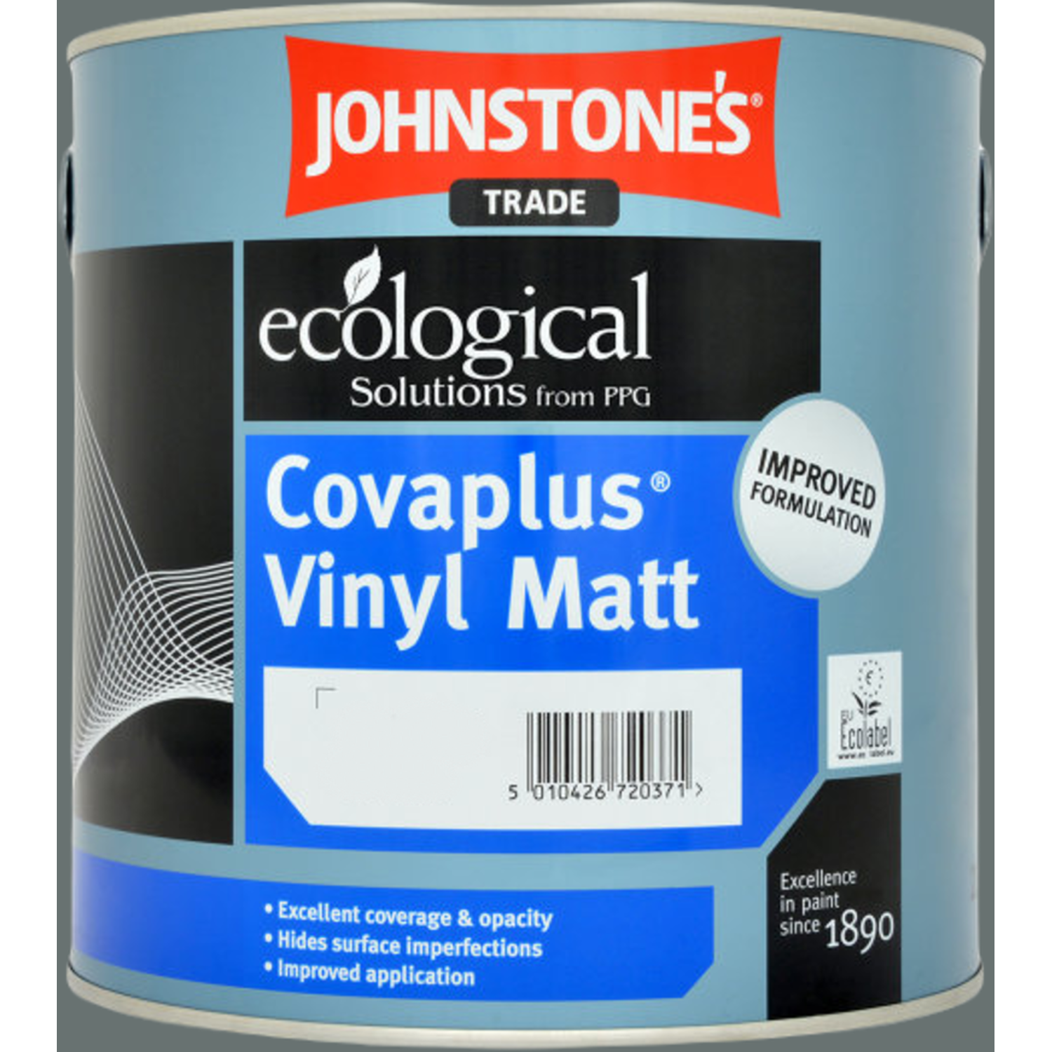 Johnstones Covaplus Vinyl Matt - Steel Smoke / 2.5L