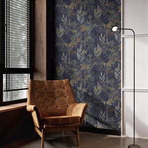 Navy Superfresco Easy Solstice Floral Wallpaper shot 7598530