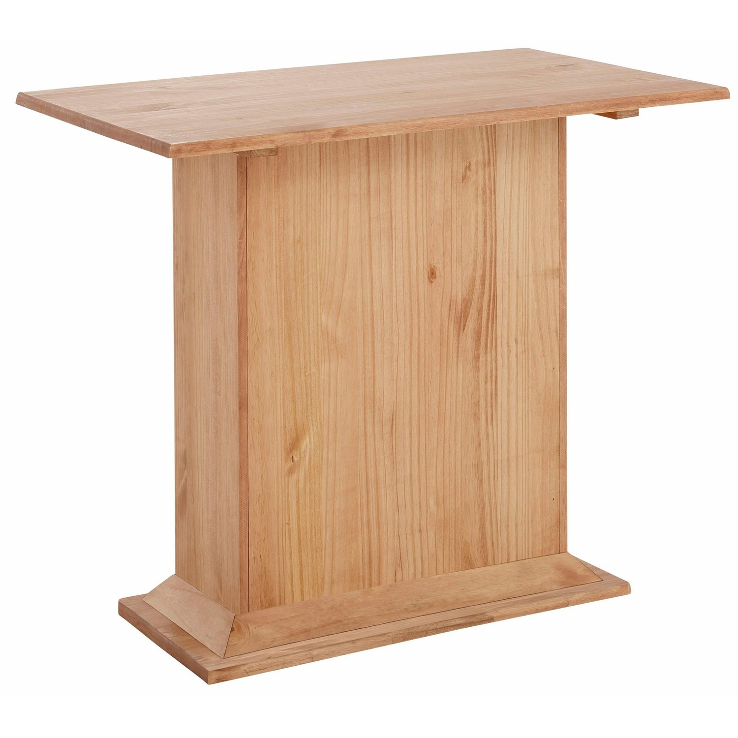 Sara Fixed Top Dining Table - Stain Wax