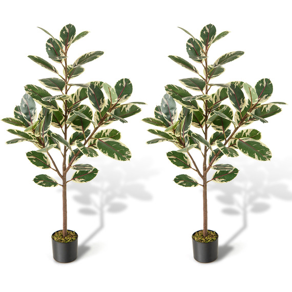 Set of 2 Tall Artificial Bird of Paradise Plant