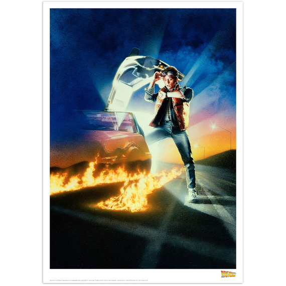 Back to the Future Poster Limited Edition Art Print
