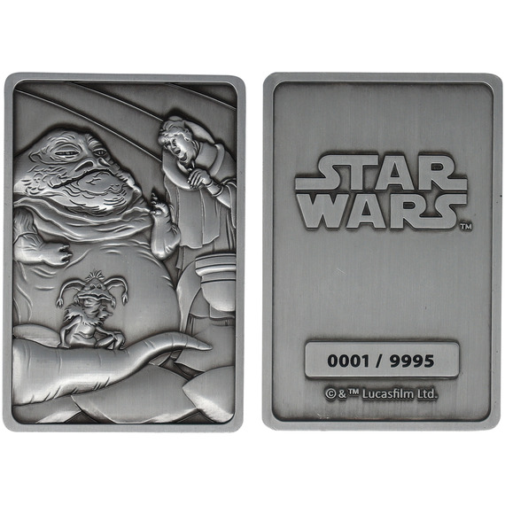 Star Wars Limited Edition Jabba the Hutt Collectible Metal Ingot