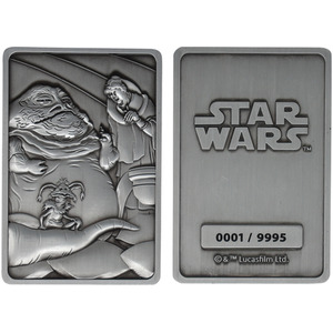 Star Wars Limited Edition Jabba the Hutt Collectible Metal Ingot