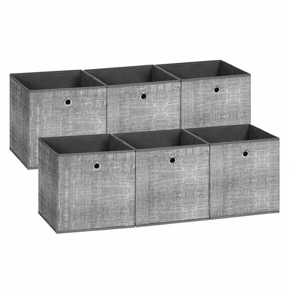 SONGMICS Set of 6 Non-Woven Fabric Boxes
