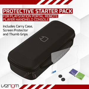 Venom PlayStation Portal Carry Case and Screen Protector Starter Pack