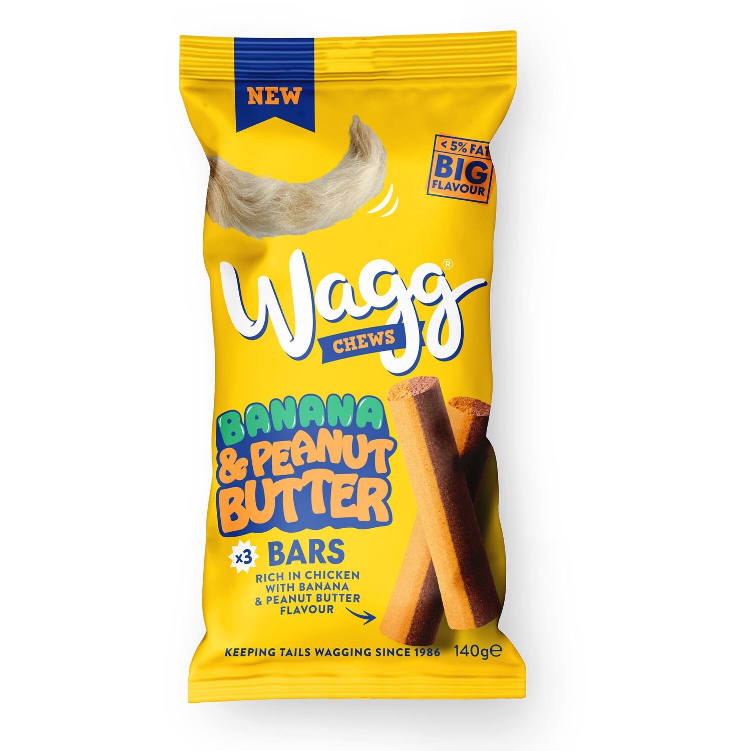 Wagg Banana and Peanut Butter Flavoured Dog Treats