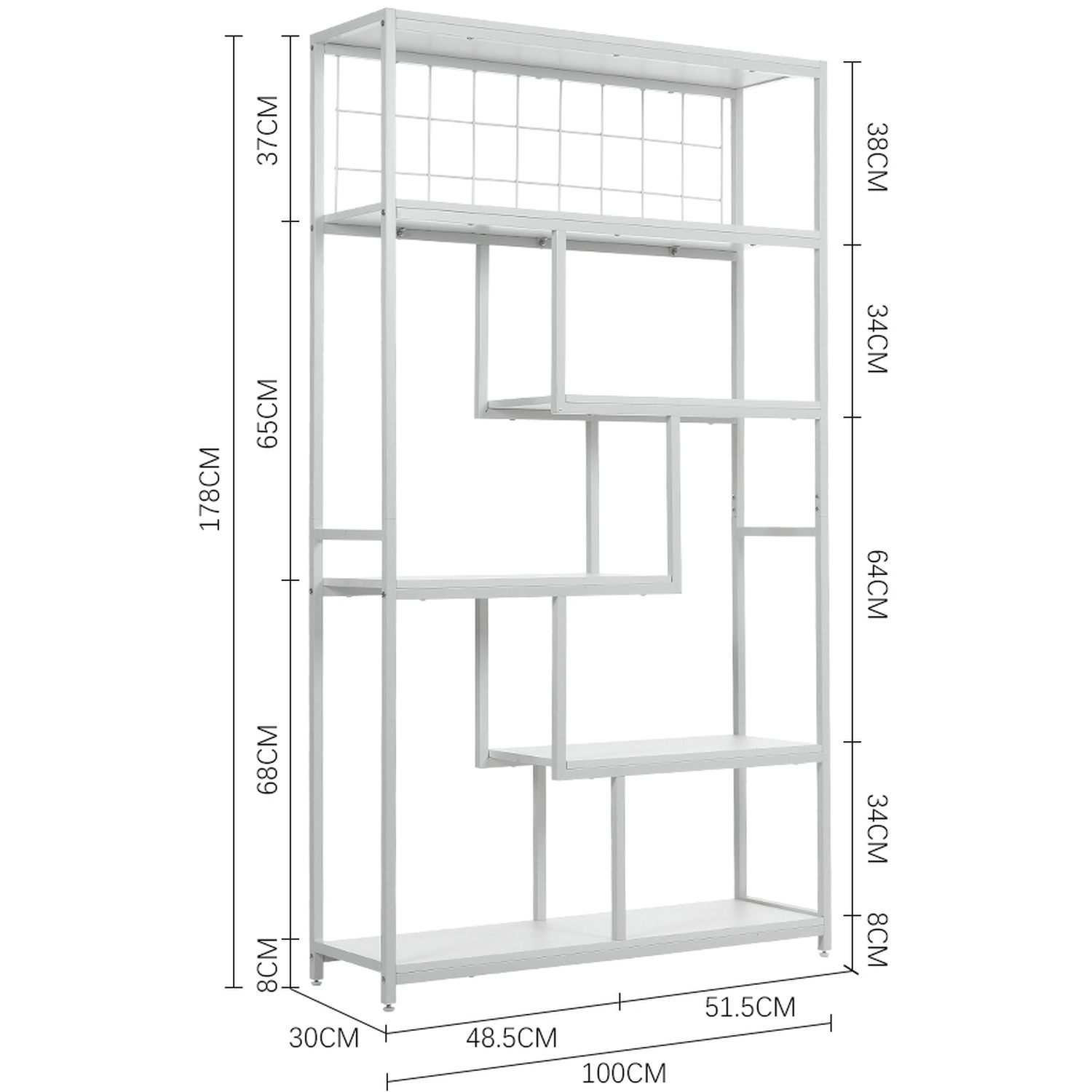 Minimalist Rack HomeScape Shelf Modern Minimalist Storage Rack