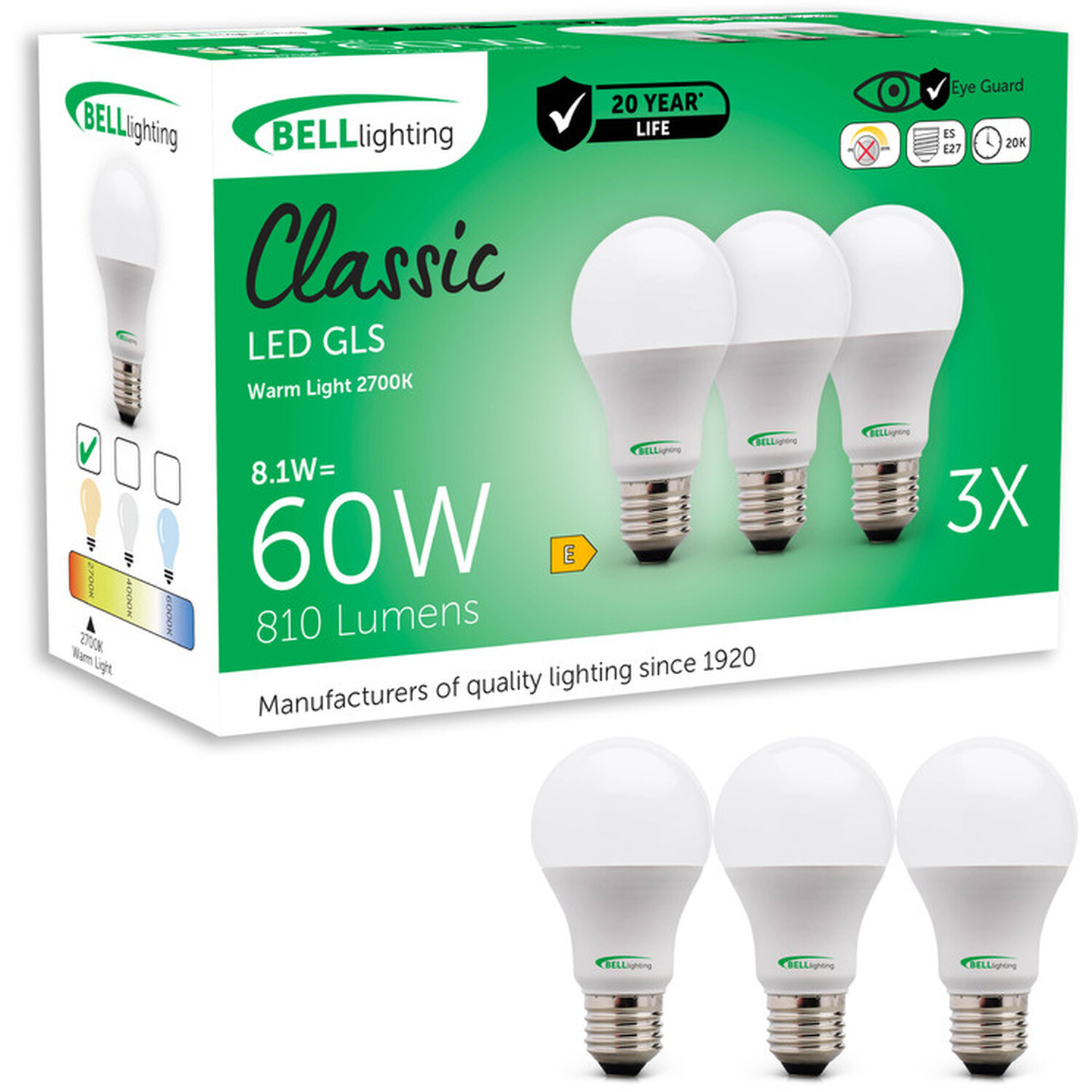 Image of E27 Edison Screw LED GLS Light&hellip;