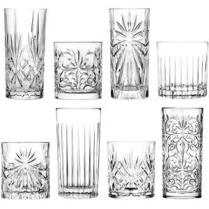 8 Piece Mixology Glassware Set