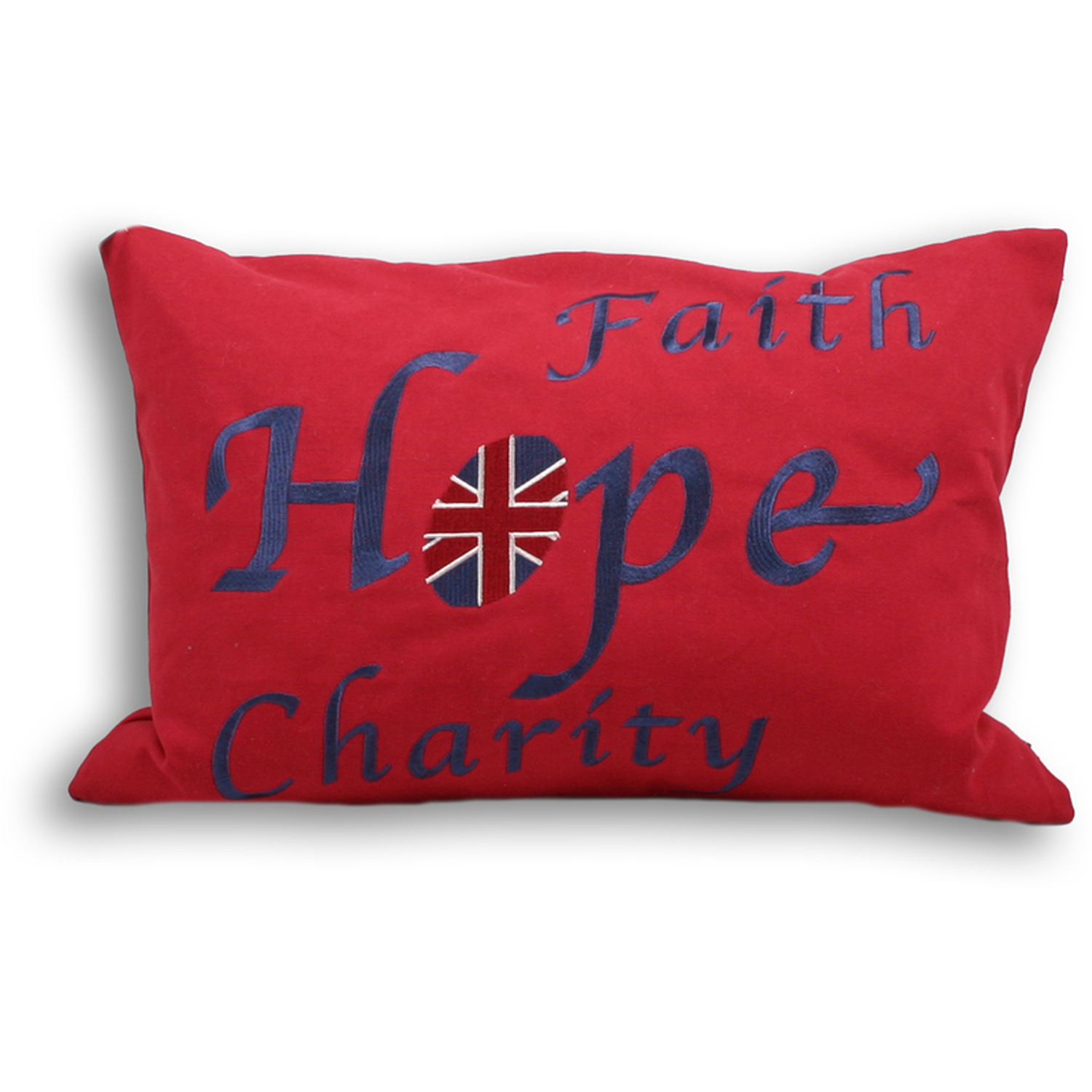 Faith Cushion - Red