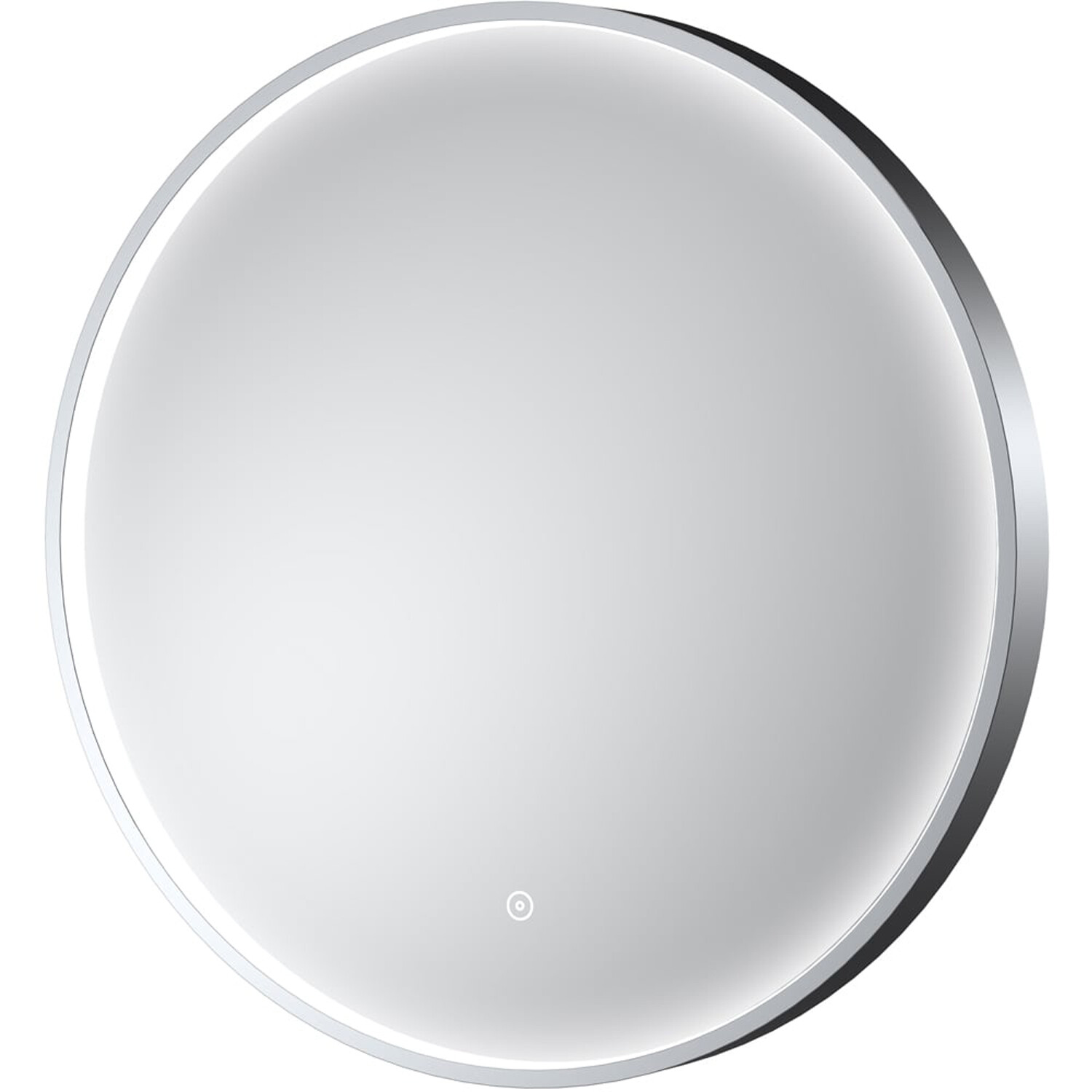 Nuie Chrome Mensa Inset Framed Round Illuminated Led Mirror With Demister And Touch Sensor | | Glass/Aluminium | 600Mm - Image 6