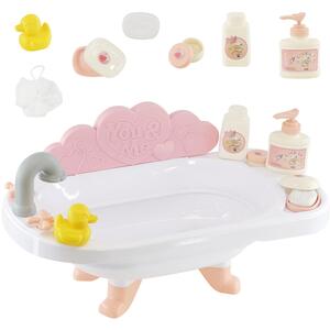 Bathtub For Dolls, Baby Doll Bath Set With Accessories