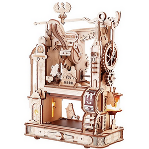 Classic Printing Press, 3D DIY Puzzle Gifts for Family Wooden Toys