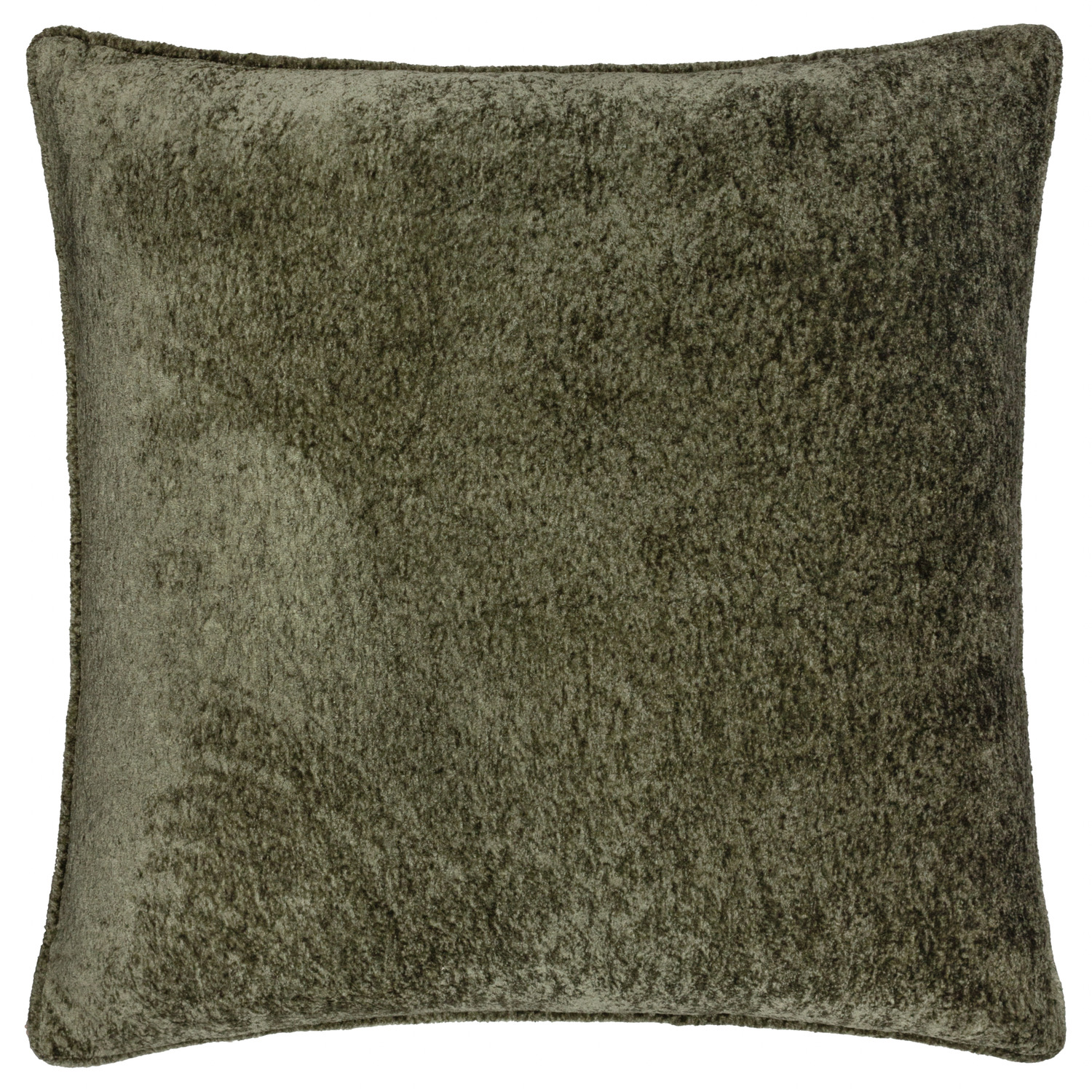 Lustre Velvet Plain Cushion - Malachite Green / Polyester