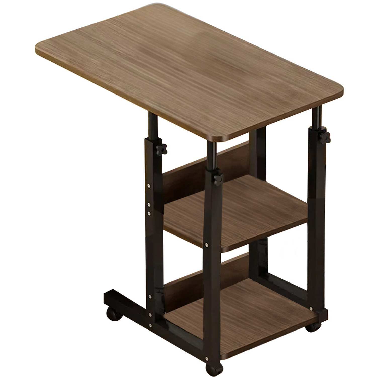 Overarching Table Mobile Overbed Table with Wheels