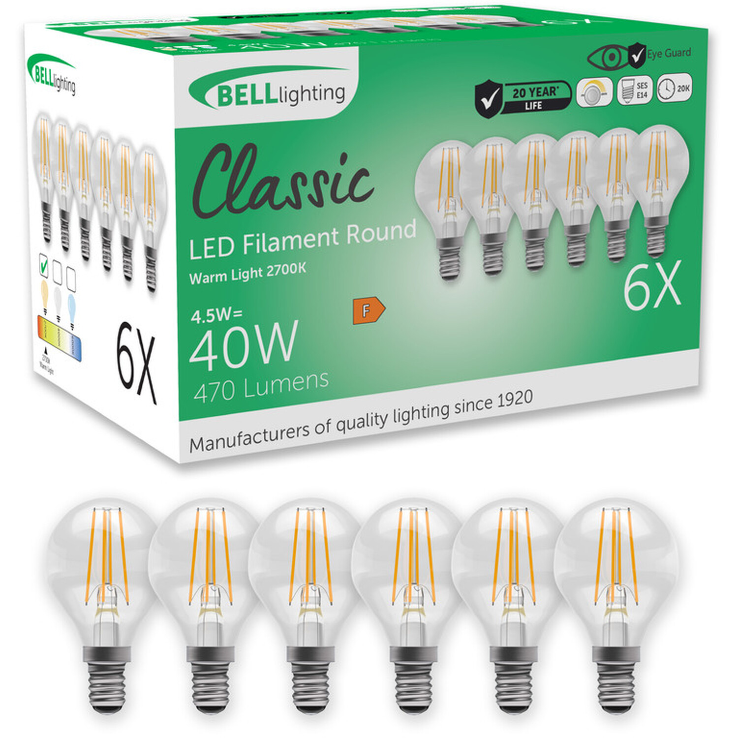 Image of E14 Edison Screw Dimmable LED Golf&hellip;