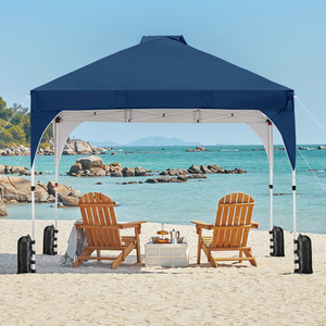 Portable Pop Up Canopy Tent - Navy Blue 300cm