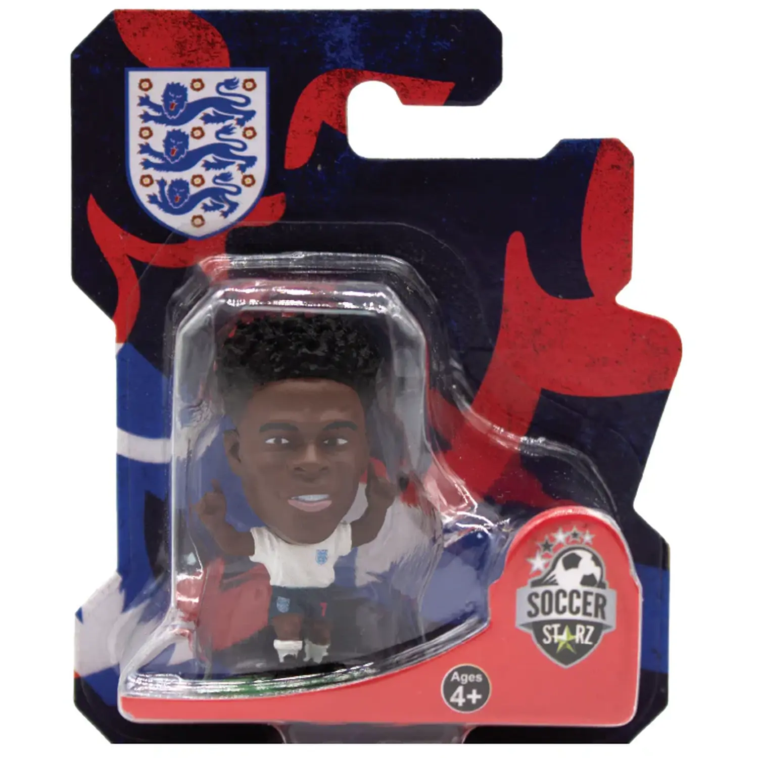SoccerStarz England Bukayo Saka New 2024 Version 5cm Figure - White